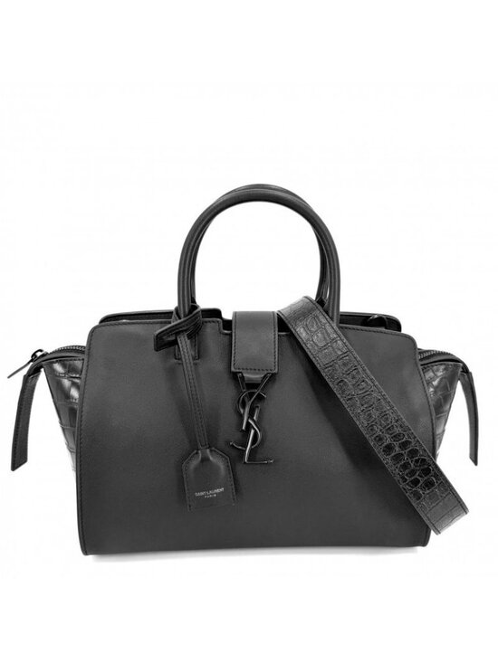 Saint Laurent Handbags - Saint Laurent Paris 2-Way Baby Downtown Cabas Shoulder Bag Crossbody Ysllogo